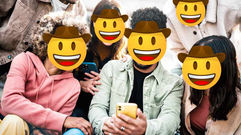 what does cowboy hat emoji mean