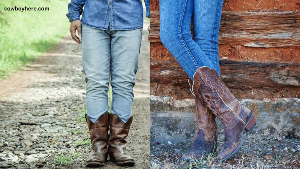 can you tuck jeans into cowboy boots